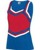 Augusta Sportswear 9141 Girl's Pike Shell in Royal/ red/ white