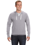 J America 8231 Sport Lace Jersey Hooded Pullover T in Oxford