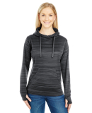 J America 8662 Women's Odyssey Striped Performance in Granite