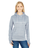 J America 8662 Women's Odyssey Striped Performance in Quarry