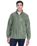 Harriton M990 Men's 8 oz. Full-Zip Fleece in Dill