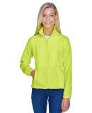 Harriton M990W Ladies' 8 oz. Full-Zip Fleece in Safety yellow