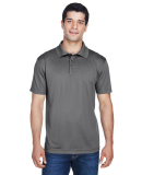Harriton M315 Men's 4 oz. Polytech Polo in Charcoal