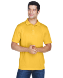 Harriton M315 Men's 4 oz. Polytech Polo in Gold