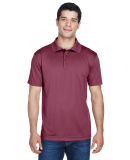Harriton M315 Men's 4 oz. Polytech Polo in Maroon