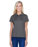 Harriton M315W Ladies' 4 oz. Polytech Polo in Charcoal