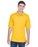 Harriton M265 Men's 5.6 oz. Easy Blend™ Polo in Sunray yellow