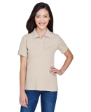 Harriton M265W Ladies' 5.6 oz. Easy Blend™ Polo in Stone