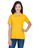 Harriton M265W Ladies' 5.6 oz. Easy Blend™ Polo in Sunray yellow