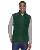 Harriton M985 Adult 8 oz. Fleece Vest in Hunter