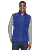 Harriton M985 Adult 8 oz. Fleece Vest in True royal