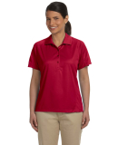Harriton M374W Ladies' 3.8 oz. Polytech Mesh Inser in Red