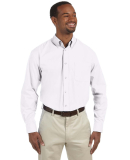 Harriton M510T Men's Tall 3.1 oz. Essential Poplin in White