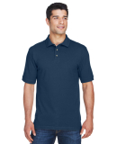 Harriton M200T Men's Tall 6 oz. Ringspun Cotton Pi in Navy