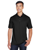 Harriton M345 Men's Advantage IL Snap Placket Perf in Black