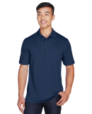 Harriton M345 Men's Advantage IL Snap Placket Perf in Dark navy