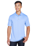 Harriton M345 Men's Advantage IL Snap Placket Perf in Industry blue