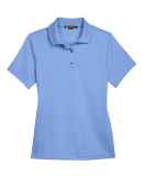 Harriton M345W Ladies' Advantage IL Snap Placket P in Industry blue