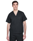 Harriton M897 Adult Restore 4.9 oz. Scrub Top in Black