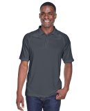 Harriton M211 Adult Tactical Performance Polo in Dark charcoal