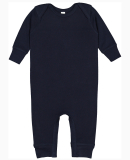 Rabbit Skins 4412 Infant Long Legged Baby Rib Body in Navy