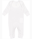 Rabbit Skins 4412 Infant Long Legged Baby Rib Body in White