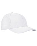6789M Flexfit Premium Curved Visor Snapback in White