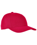 6789M Flexfit Premium Curved Visor Snapback in Red