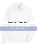 Dickies FL254 Ladies' Long-Sleeve Stretch Oxford S BLUE STRIPE