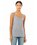 BELLA 8430 Womens Tri-blend Racerback Tank in Athletic grey triblend