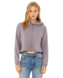 Bella + Canvas 7502 Women's Cropped Fleece Hoodie in Storm