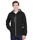 North End 88166 Men's Prospect Two-Layer Fleece Bo in Black