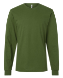 Unisex Fine Jersey USA Made Long-Sleeve T-Shirt in Olive