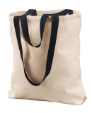 8868 Liberty Bags® Marianne Cotton Canvas Tote in Natural/ black