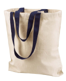8868 Liberty Bags® Marianne Cotton Canvas Tote in Natural/ navy