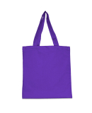 8860 Liberty Bags® Nicole Cotton Canvas Tote in Purple