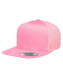 Yupoong-Flex Fit 6006 Five-Panel Classic Trucker C in Pink