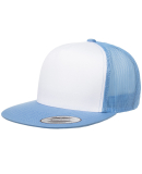 Yupoong-Flex Fit 6006 Five-Panel Classic Trucker C in Carolina blue/ white/ caroline blue