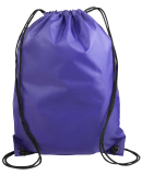 8886 Liberty BagsĀ® Value Drawstring Backpack in Purple
