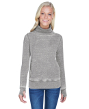 J America 8930 Vintage Zen Fleece Women's Cowl Nec in Dark smoke