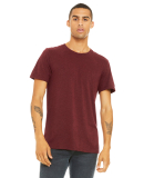 BELLA+CANVAS 3413 Unisex Howard Tri-blend T-shirt in Cardinal triblend