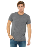 BELLA+CANVAS 3413 Unisex Howard Tri-blend T-shirt in Grey triblend