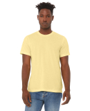 BELLA+CANVAS 3413 Unisex Howard Tri-blend T-shirt in Pale yellow triblend