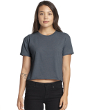 Next Level Apparel 5080 Festival Women's Cali Crop in Antique denim