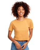 Next Level Apparel 5080 Festival Women's Cali Crop in Antique gold
