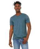 Bella + Canvas 3301 Unisex Sueded Tee in Heather deep teal