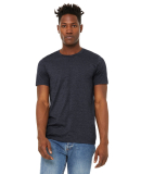 Bella + Canvas 3301 Unisex Sueded Tee in Heather navy