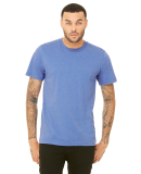 Bella + Canvas 3001CVC Unisex Short Sleeve Heather in Heather columbia blue