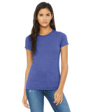 BELLA 6004 Womens Favorite T-Shirt in Heather true royal