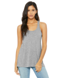 BELLA 8800 Womens Racerback Tank Top in Athletic heather